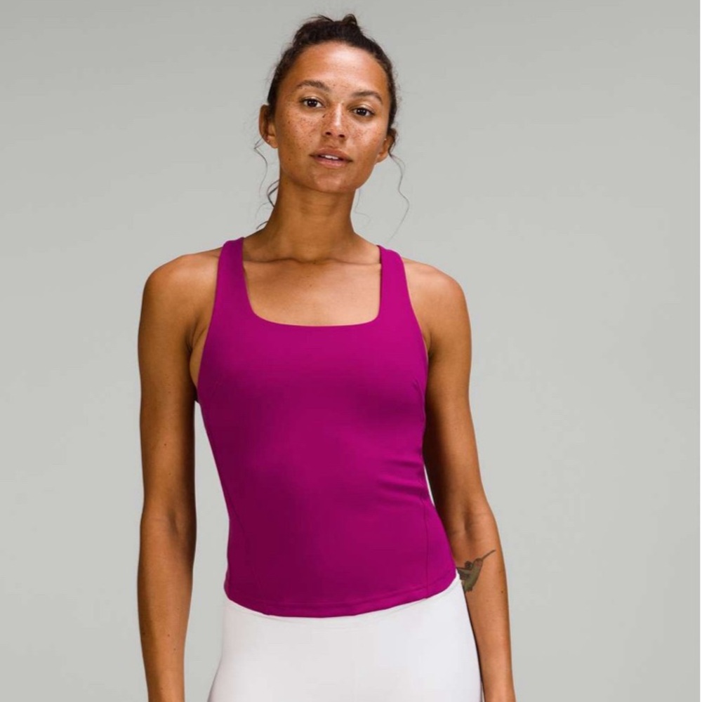 NWOT Lululemon InStill Tank Top in Magenta, Size 8